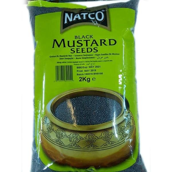 Natco Black Mustard Seeds 2kg