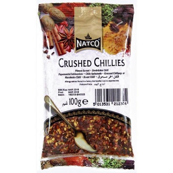 Natco Crushed Chillies 100g